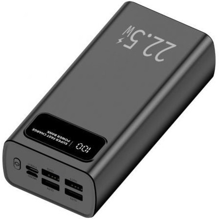 Powerbank 30000mah leotec lepow30w22w/ 22.5w/ negra