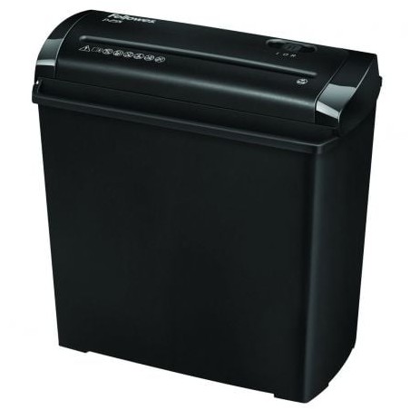 Destructora fellowes p-25s/ corte en tiras de 7mm/ negra