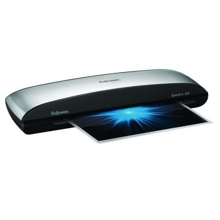 Plastificadora fellowes spectra a3/ hasta a3 y 125 micras/ gris y negra
