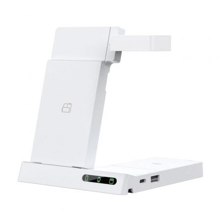 Cargador inalámbrico muvit mcwir0012/ 1xusb tipo-c/ 1xusb/ 20w