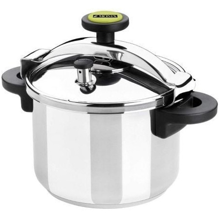 Olla a presión monix classica m530002/ ø22cm/ 6l/ acero inoxidable/ apta para inducción