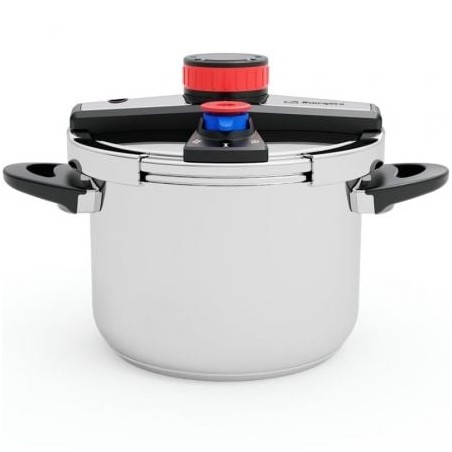 Olla a presión orbegozo hp 6200/ 6l/ acero inoxidable/ apta para inducción