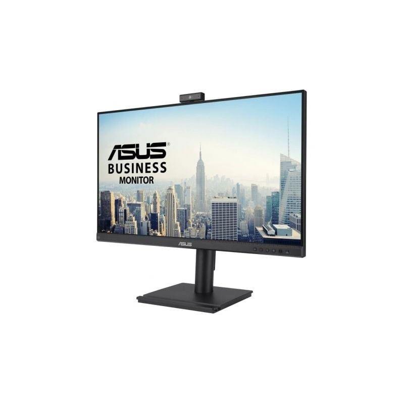 Monitor profesional asus be279qfk 27'/ full hd/ webcam/ multimedia/ regulable en altura/ negro