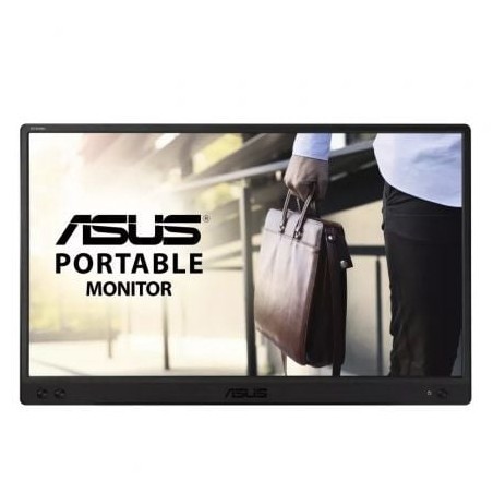 Monitor portátil asus zenscreen mb166c 15.6'/ full hd/ negro