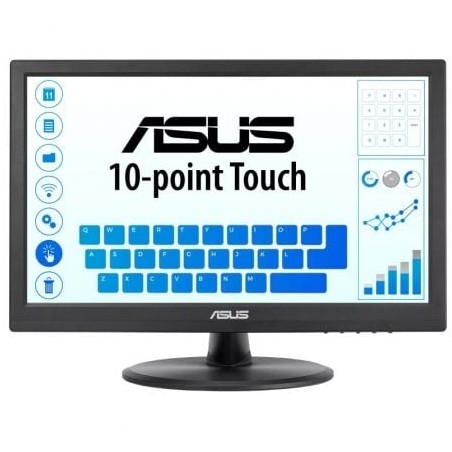 Monitor profesional táctil asus vt169he 15.6'/ full hd/ negro