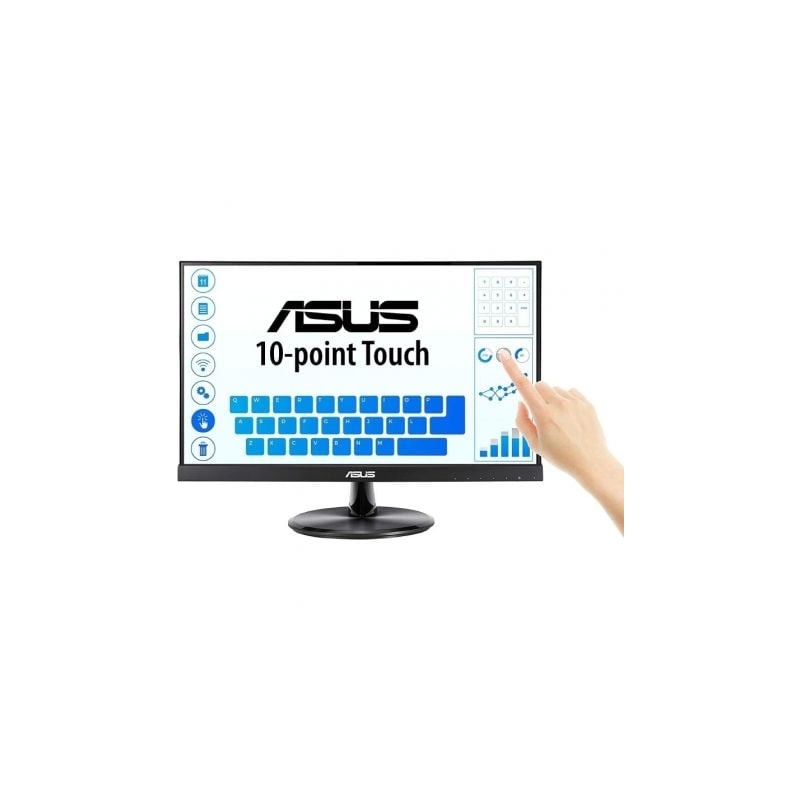 Monitor profesional táctil asus vt229h 21.5'/ full hd/ multimedia/ negro