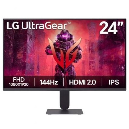 Monitor gaming lg ultragear 24g411a-b 23.7'/ full hd/ 1ms/ 144hz/ ips/ negro