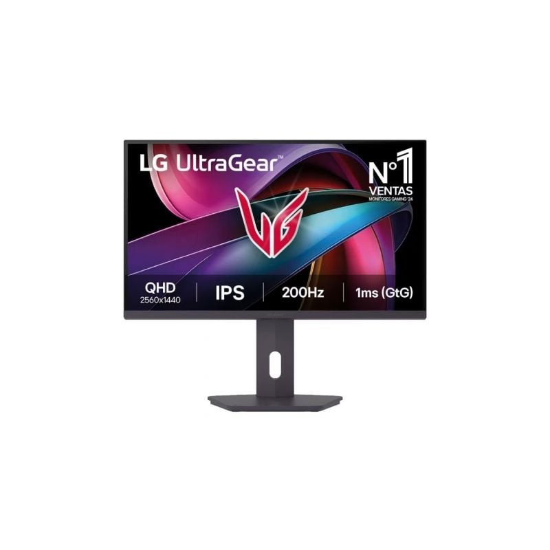 Monitor gaming lg ultragear 27g610a-b 27'/ qhd/ 1ms/ 200hz/ ips/ regulable en altura/ negro