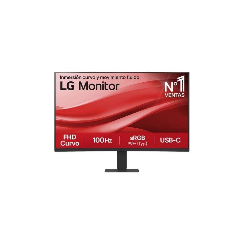 Monitor curvo lg 27u421a-b 27'/ full hd/ negro