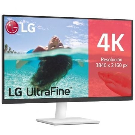 Monitor polivalente lg ultrafine 27us500-w 27'/ 4k/ multimedia/ blanco