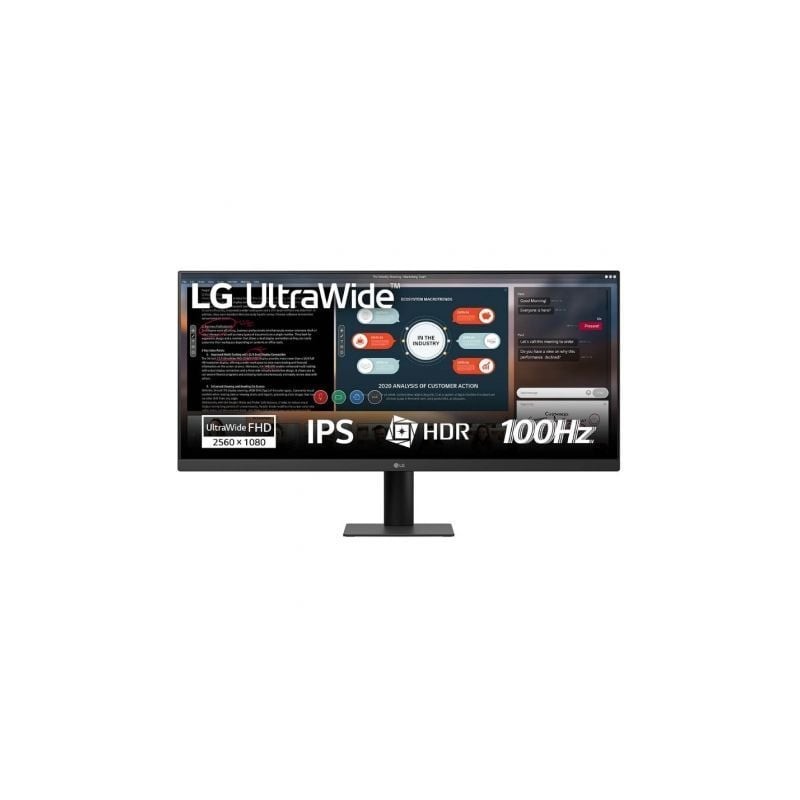 Monitor profesional ultrapanorámico lg 29u511a-b 29'/ wfhd/ negro