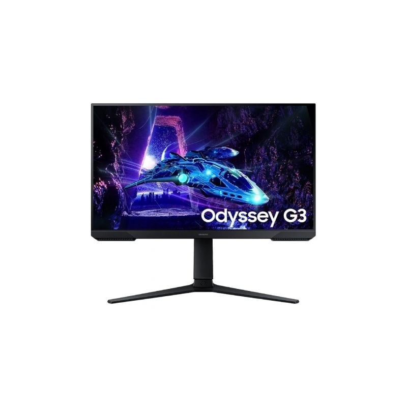 Monitor gaming samsung odyssey g3 s24dg300eu/ 24'/ full hd/ 1ms/ 180hz/ va/ regulable en altura/ negro