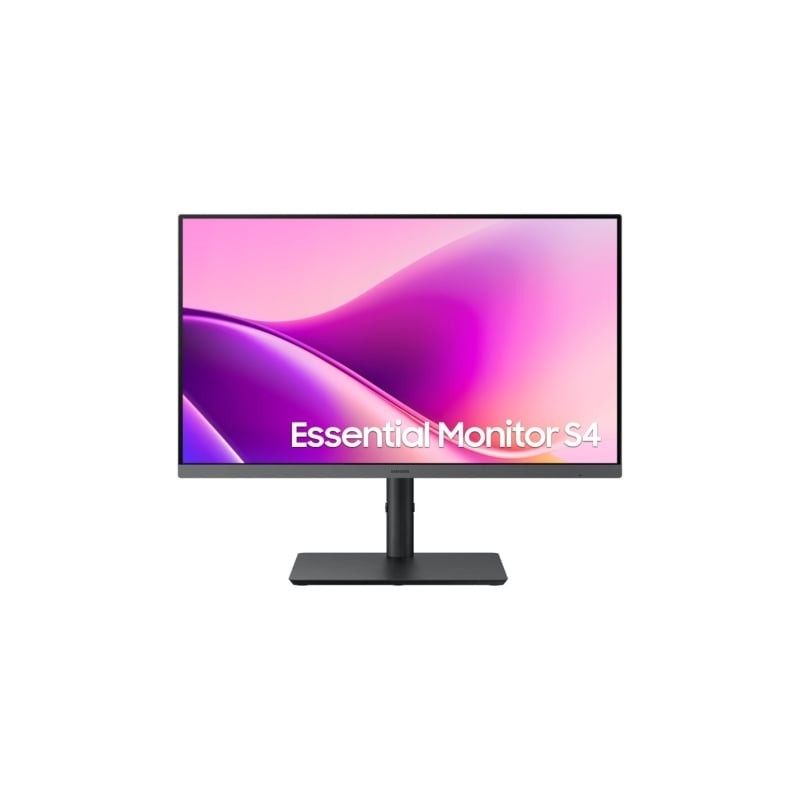 Monitor profesional samsung essential monitor s4 s43uf s24f430uau/ 24'/ full hd/ regulable en altura/ negro