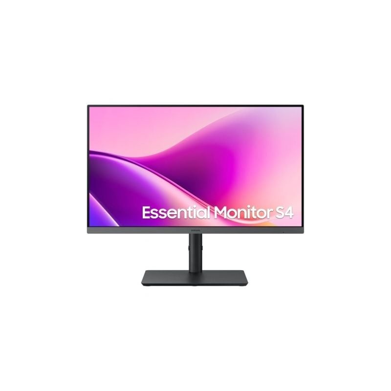 Monitor profesional samsung essential monitor s4 s43uf s24f434uau/ 24'/ full hd/ regulable en altura/ negro
