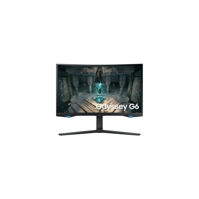 Smart monitor gaming curvo samsung odyssey g6 s27bg650eu 27'/ qhd/ 1ms/ 240hz/ va/ multimedia/ regulable en altura/ smart tv/