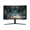 Smart monitor gaming curvo samsung odyssey g6 s27bg650eu 27'/ qhd/ 1ms/ 240hz/ va/ multimedia/ regulable en altura/ smart tv/