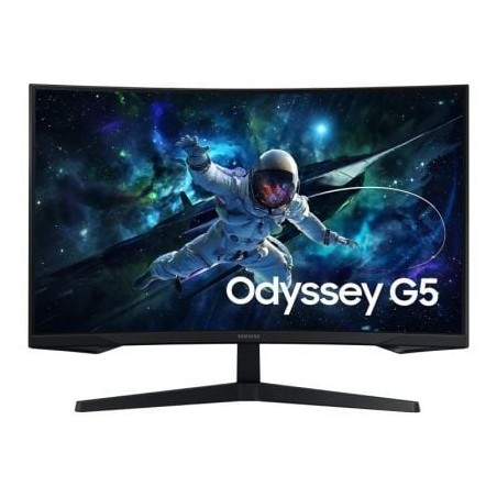 Monitor gaming curvo samsung odyssey g5 s27cg554eu 27'/ qhd/ 1ms/ 165hz/ va/ negro