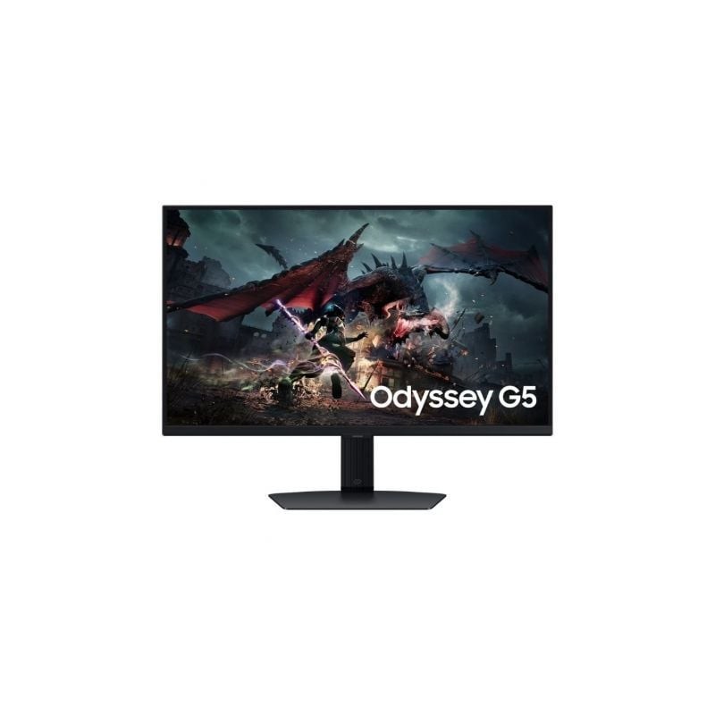Monitor gaming samsung odyssey g5 s27dg500eu 27'/ qhd/ 1ms/ 180hz/ ips/ regulable en altura/ negro