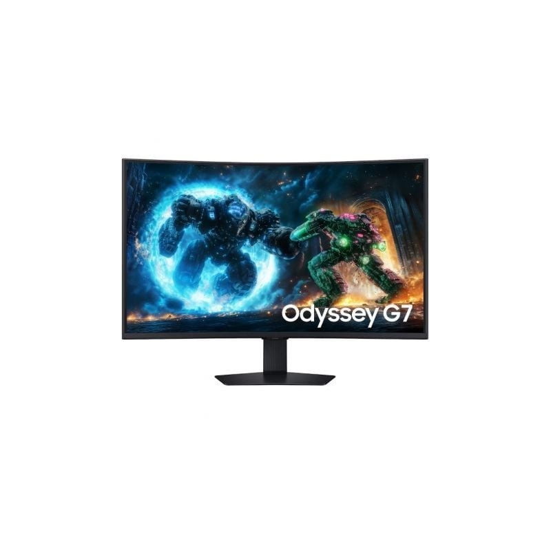 Monitor gaming curvo samsung odyssey g7 g75f 37'/ 4k/ 1ms/ 165hz/ va/ regulable en altura/ negro