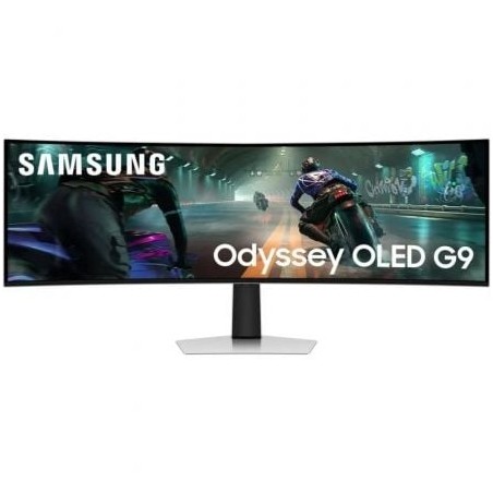 Monitor ultrapanorámico curvo gaming samsung odyssey oled g9 g91sd s49dg910su 49'/ dual qhd/ multimedia/ 0.03ms/ 144hz/ oled/
