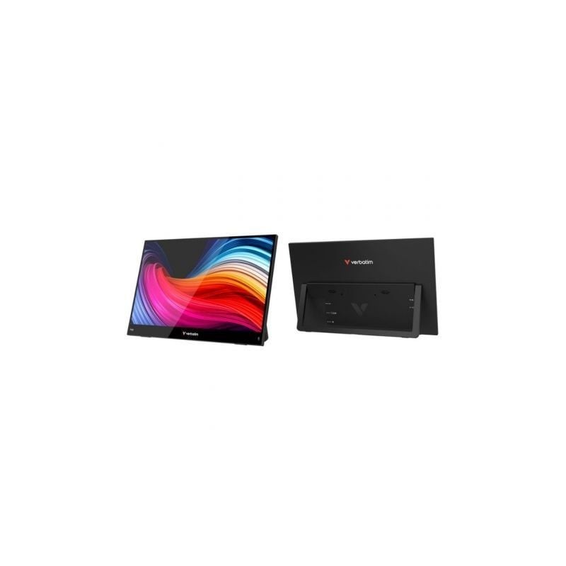 Monitor portátil táctil verbatim touch light 14'/ full hd/ multimedia/ negro