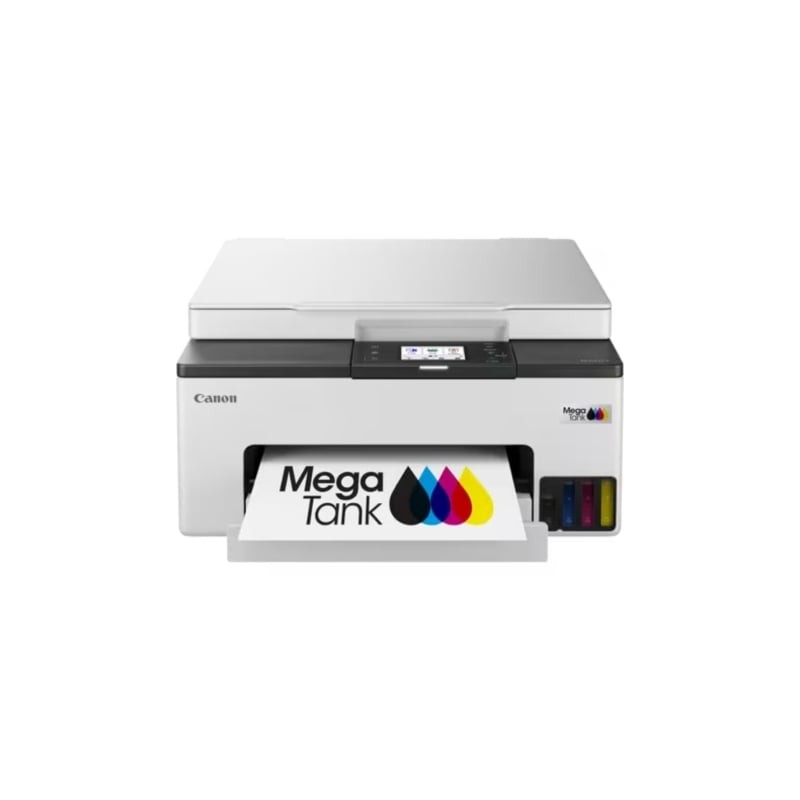 Multifunción recargable canon maxify gx1051 megatank wifi/ dúplex/ blanca