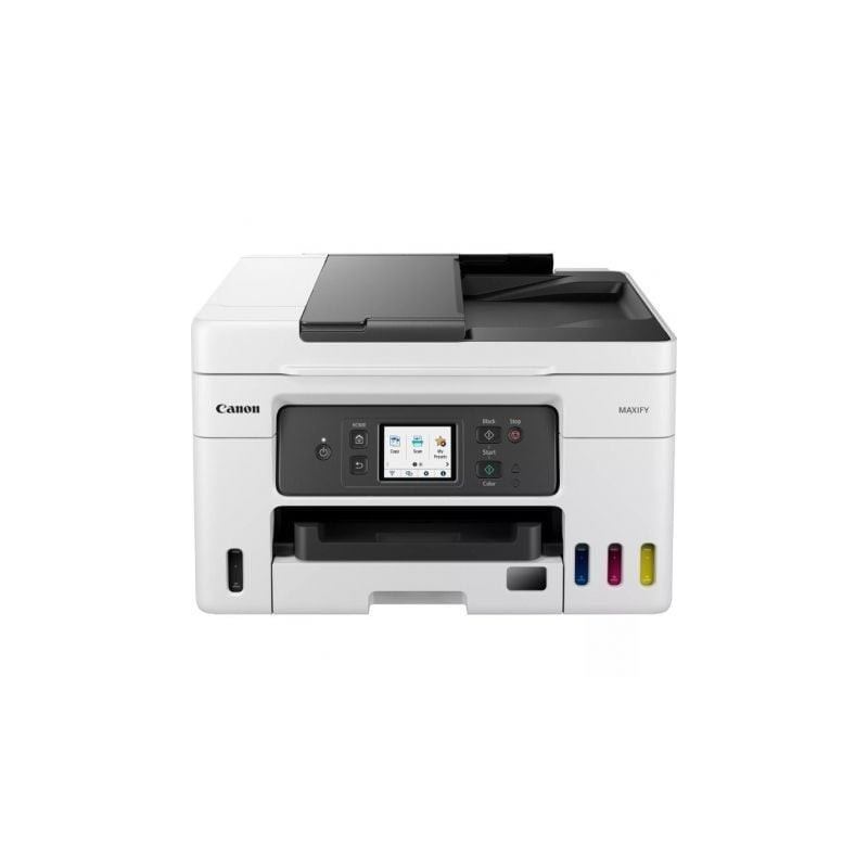 Multifunción recargable canon maxify gx4050 megatank wifi/ fax/ dúplex/ blanca