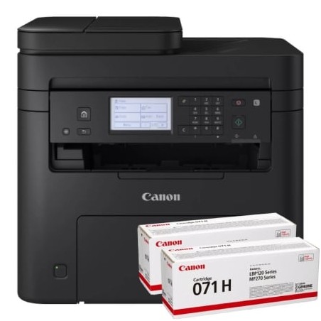 Multifunción láser monocromo canon i-sensys mf275dw wifi/ dúplex/ fax/ negra
