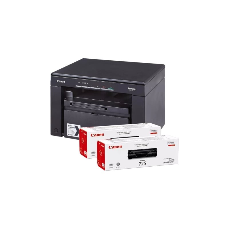 Multifunción láser monocromo canon i-sensys mf3010/ negra