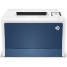 Impresora láser color hp laserjet pro 4202dw wifi/ dúplex/ blanca y azul