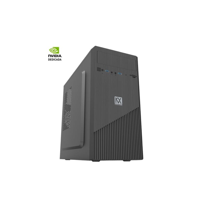 Pc kvx xline 4 intel core i3-14100f/ 8gb/ 512gb ssd/ gt710 2gb/ sin sistema operativo