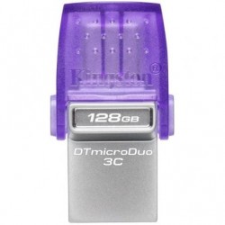 Pendrive 128gb kingston datatraveler microduo 3c usb 3.2