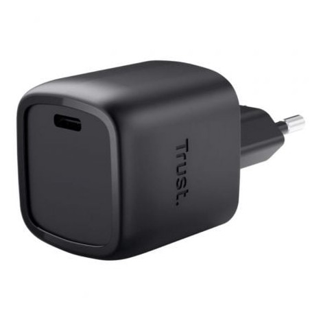 Cargador de pared gan trust maxo 30w/ 1xusb tipo-c/ 30w