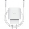 Cargador de pared gan trust maxo 45w/ 1xusb tipo-c/ incluye cable usb tipo-c/ 45w