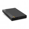 Caja externa para disco duro de 2.5' aisens ase-2524b/ usb 3.1/ sin tornillos