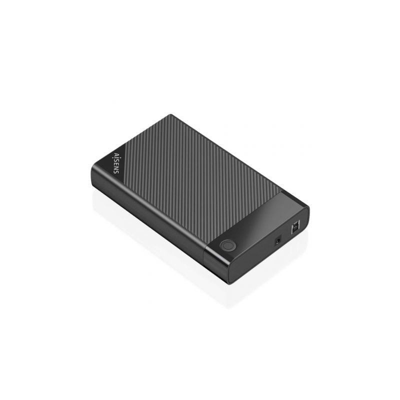 Caja externa para disco duro de 3.5' aisens ase-3529b/ usb 3.1/ sin tornillos