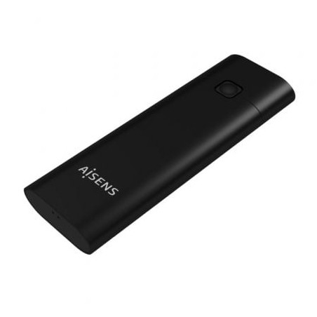 Caja externa para disco ssd m.2 nvme aisens asm2-020b/ usb 3.2 gen2/ sin tornillos