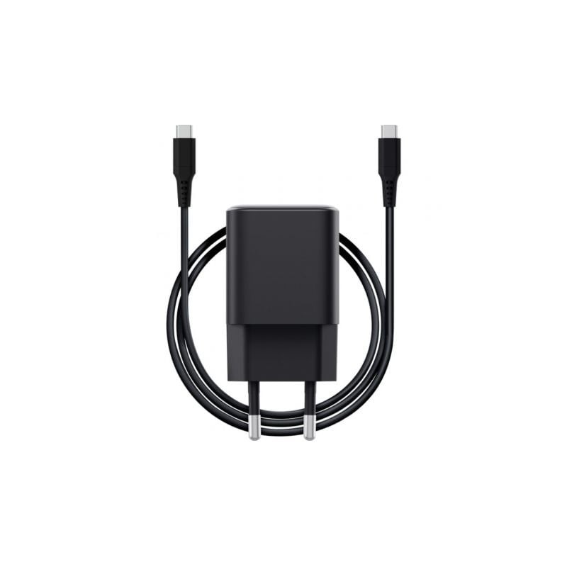 Cargador de pared gan trust maxo 65w ultrareducido/ 1xusb tipo-c/ incluye cable usb tipo-c/ 65w