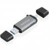 Lector de tarjetas externo aisens ascr-2ac11-gr/ usb 3.1
