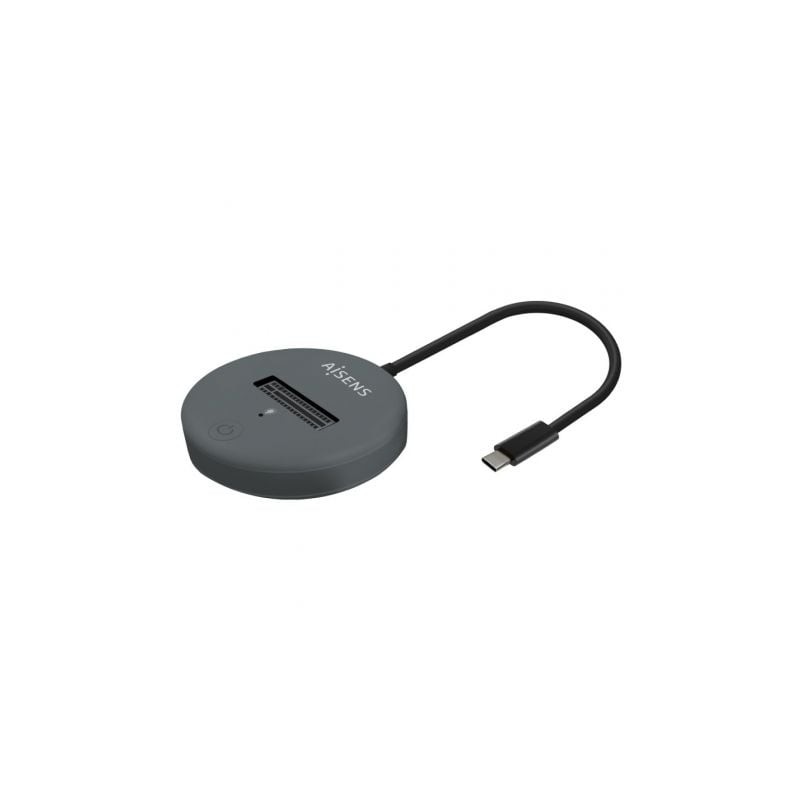 Dock usb tipo-c para ssd m2 sata/nvme aisens asuc-m2d014-gr/ gris