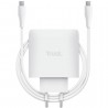 Cargador de pared gan trust maxo 65w/ 1xusb tipo-c/ incluye cable usb tipo-c/ 65w