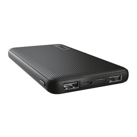 Powerbank 10000mah trust primo eco/ 15w/ negra