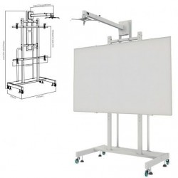 Soporte para pizarra interactiva approx appibstd/ 80-120'