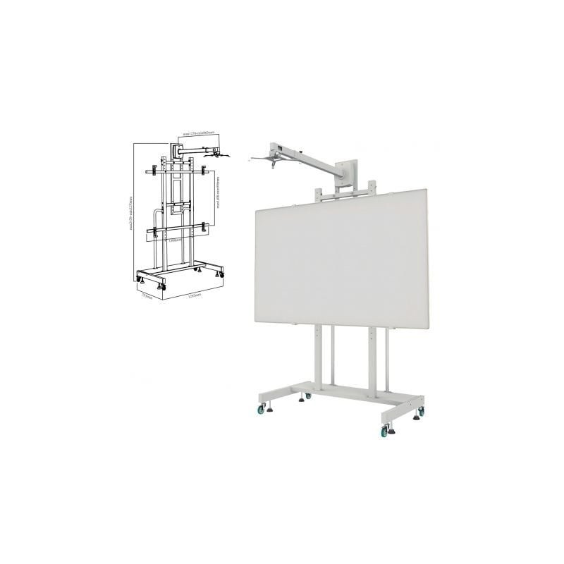Soporte para pizarra interactiva approx appibstd/ 80-120'