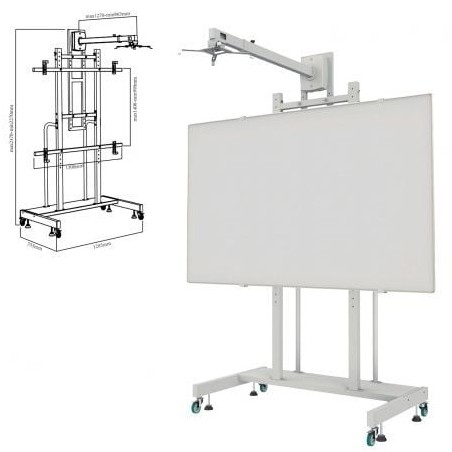 Soporte para pizarra interactiva approx appibstd/ 80-120'