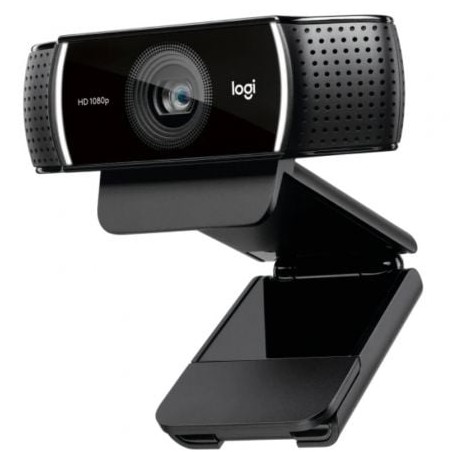 Webcam logitech c922 pro stream/ enfoque automático/ 1080p full hd