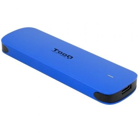 Caja externa para disco ssd m.2 nvme tooq tqe-2201bl/ usb 3.1 gen1/ sin tornillos