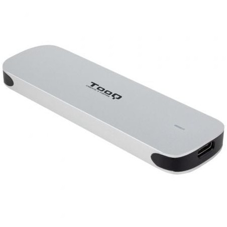 Caja externa para disco ssd m.2 tooq tqe-2202s/ usb 3.1 gen1/ sin tornillos