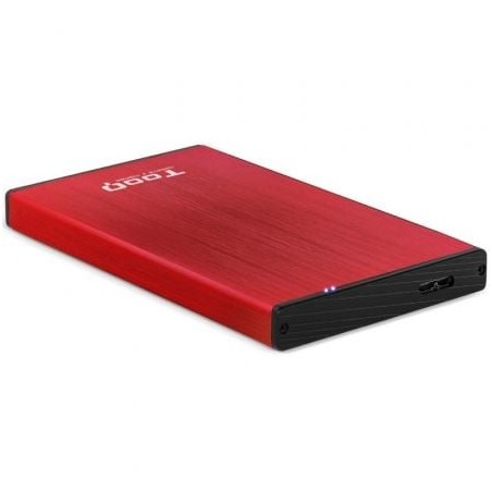 Caja externa para disco duro de 2.5' tooq tqe-2527r/ usb 3.1