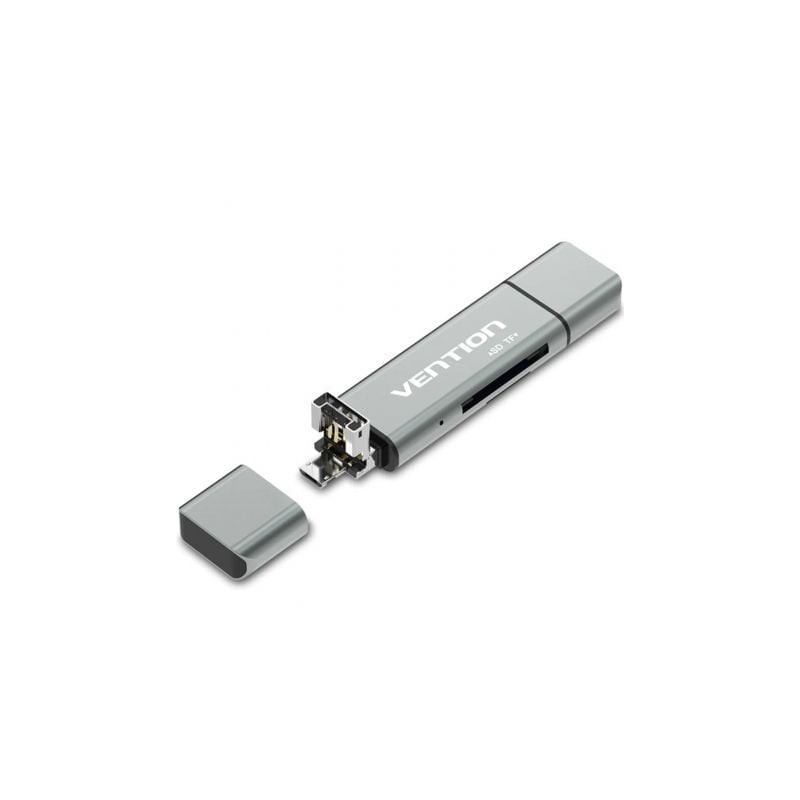 Lector de tarjetas externo vention ccjh0/ usb 2.0
